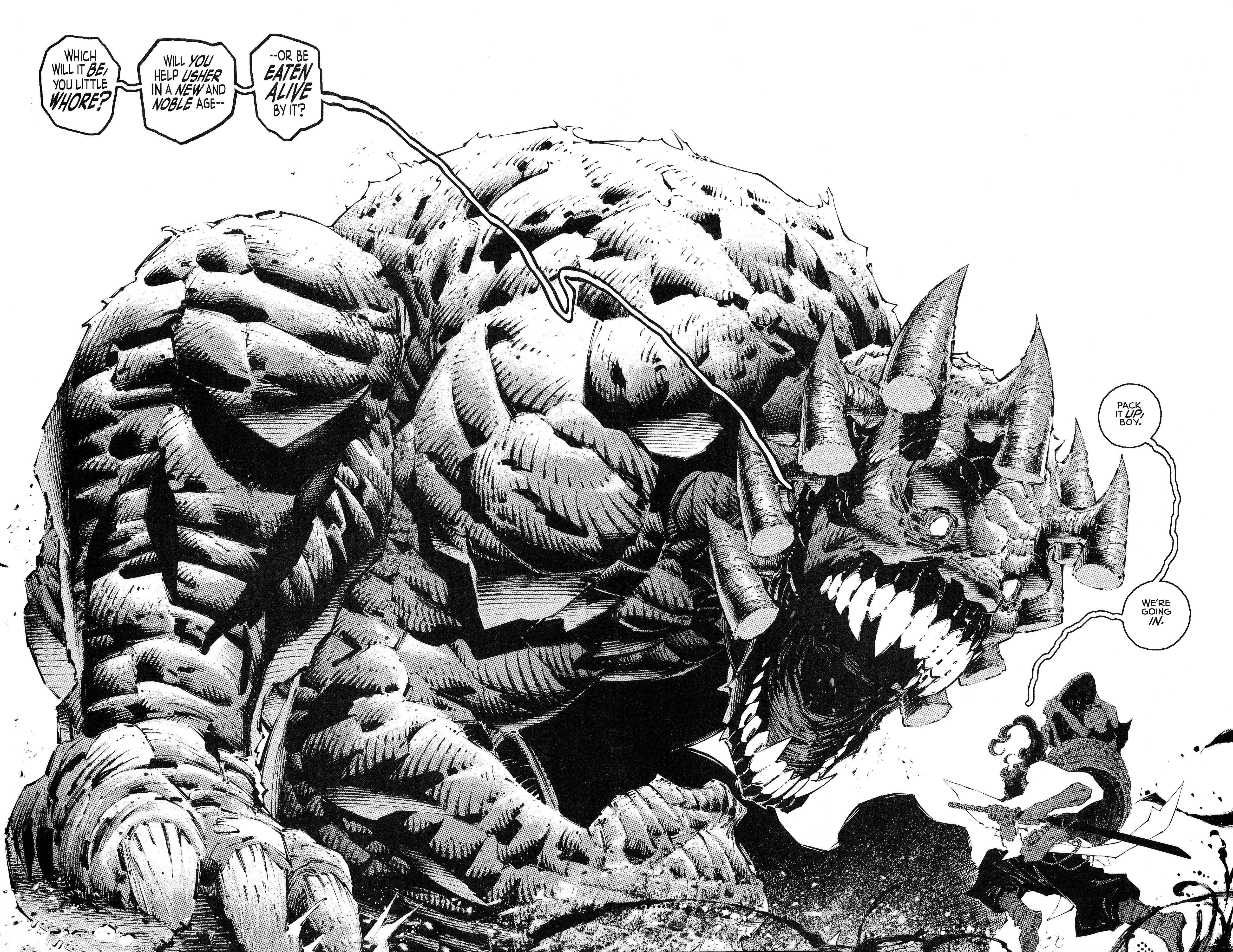 Ronin: Book II Issue #1 (2023), Frank Miller Presents. Words by Frank Miller. Art by Frank Miller, Phillip Tan, and Daniel Henriques