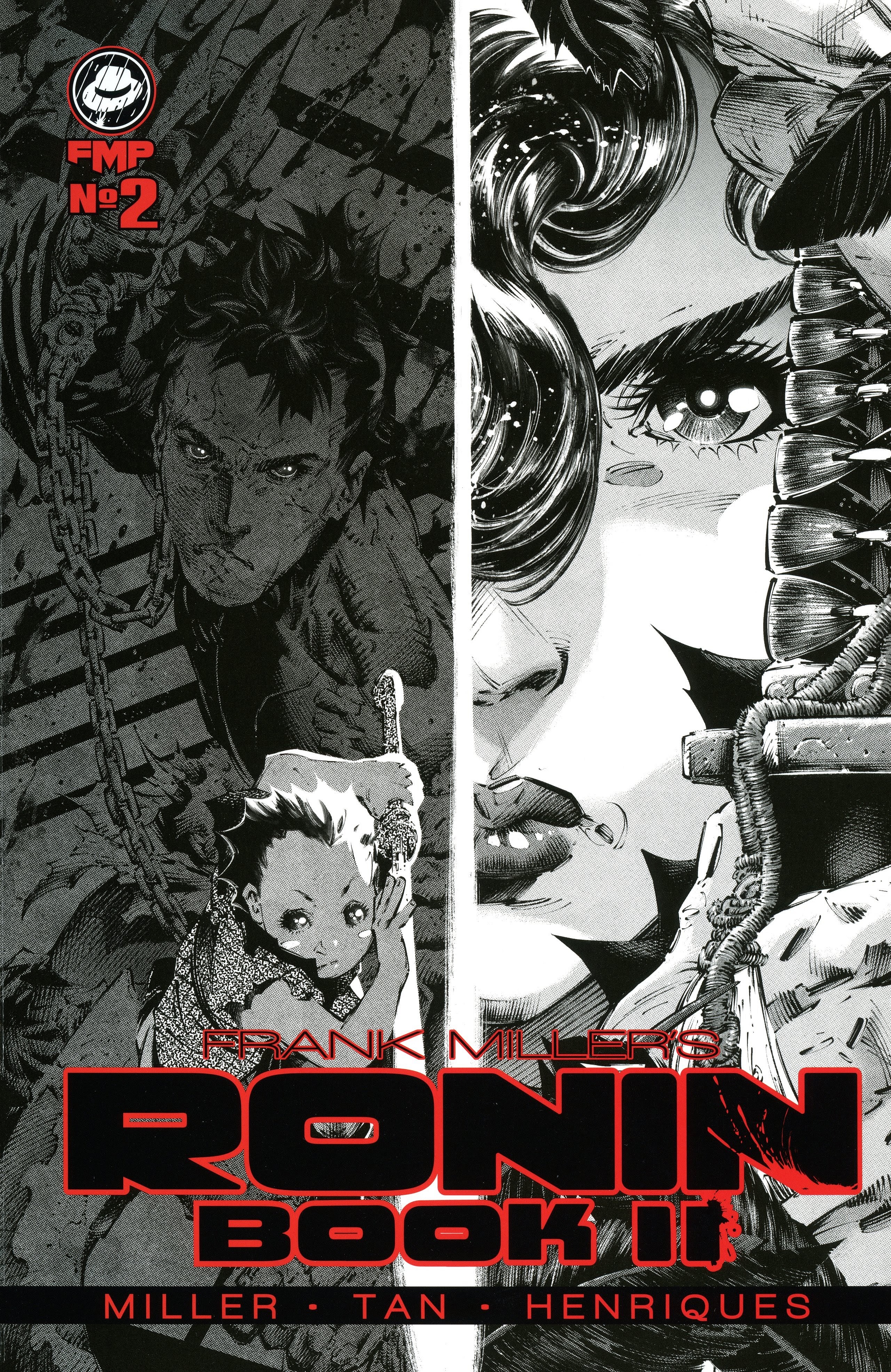 Ronin Book: II Issue #2 (2023), Frank Miller Presents. Words by Frank Miller. Art by Frank Miller, Phillip Tan, and Daniel Henriques