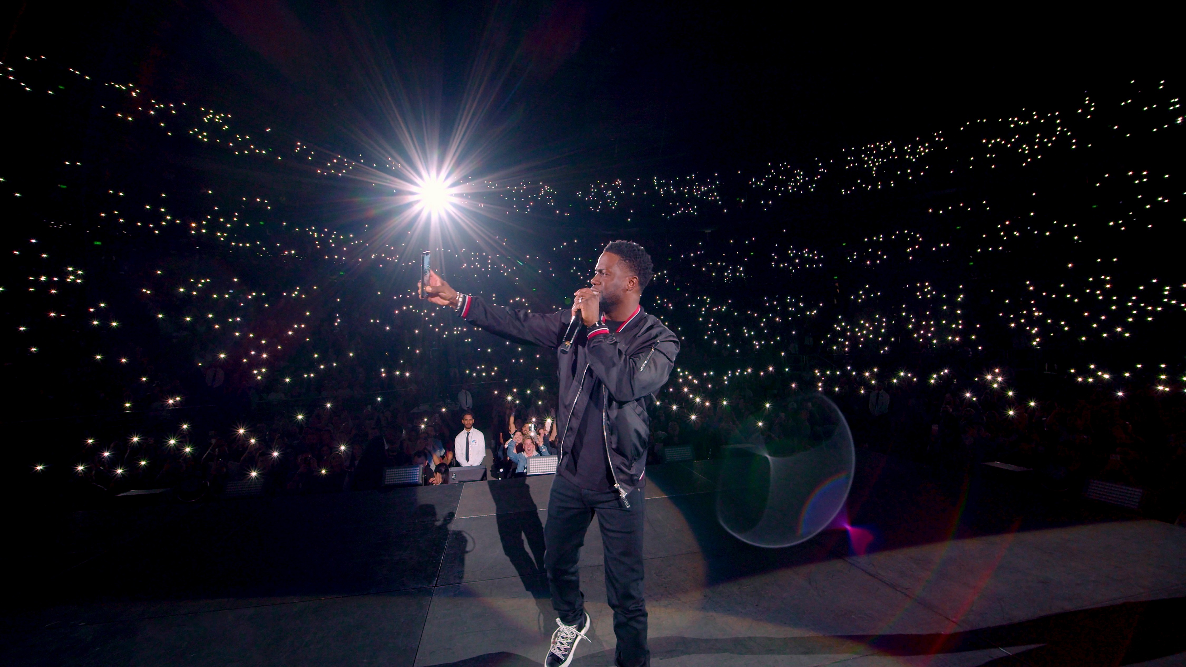 Comedian Kevin Hart in Don’t F**k This Up (2019), Netflix