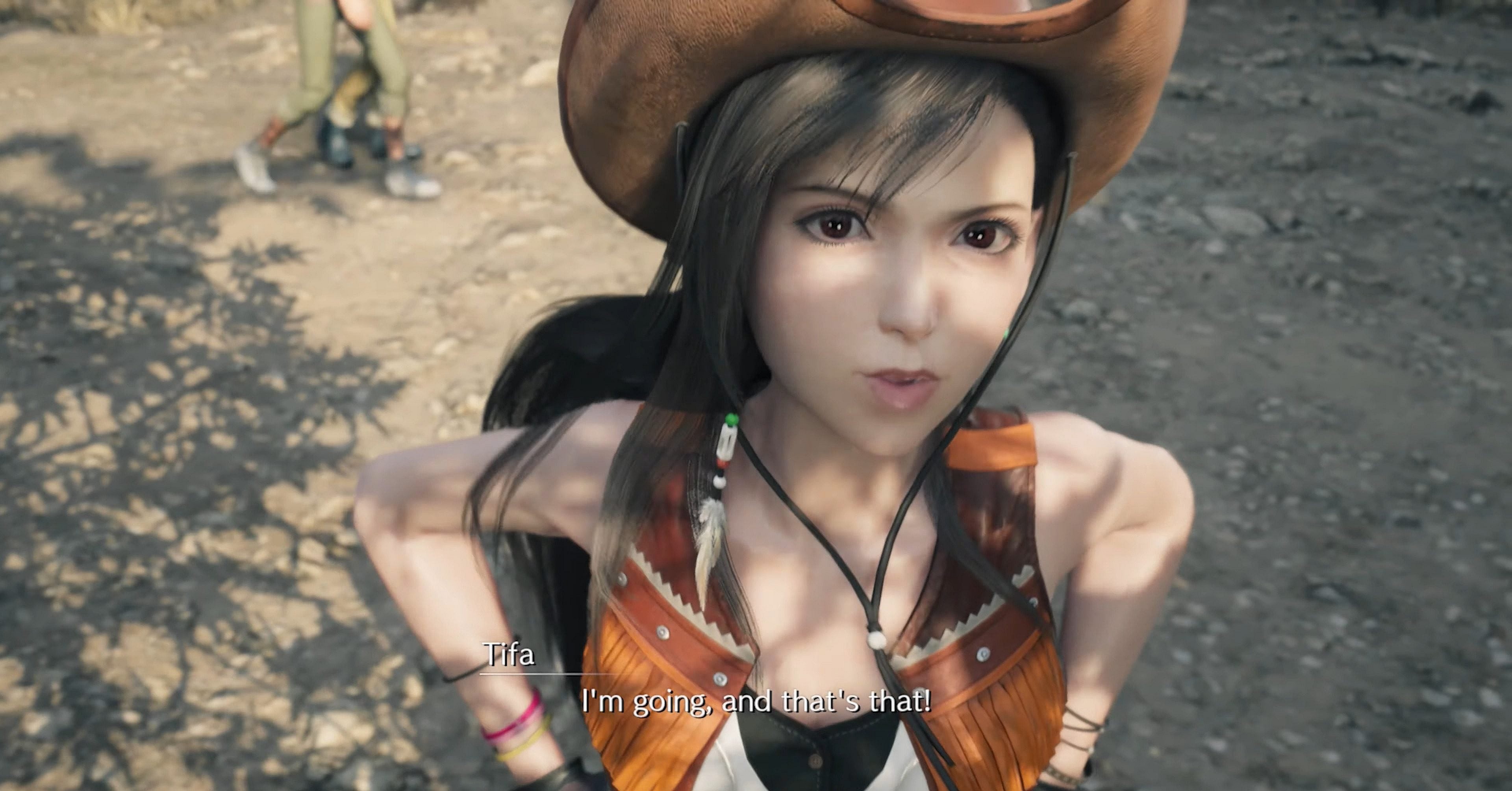 Tifa (Ayumi Ito) is committed to serving as SOLIDER's guide to Nibelheim in Final Fantasy VII Rebirth (2024), Square Enix