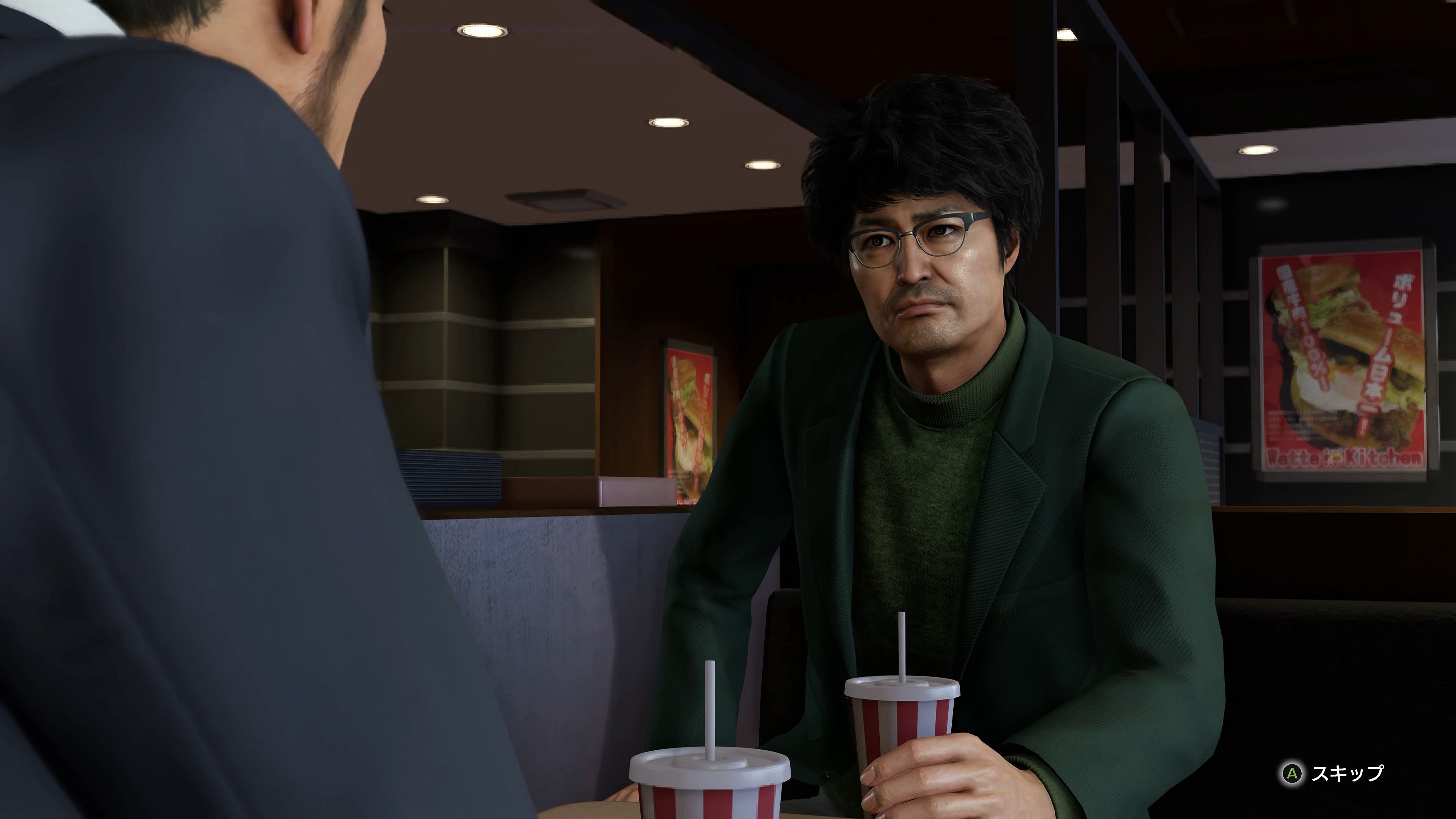 Yu Nanba (Ken Yasuda) lays out some cold hard truths on Ichiban (Kazuhiro Nakaya) some advice in Like A Dragon: Infinite Wealth (2024), RGG Studios