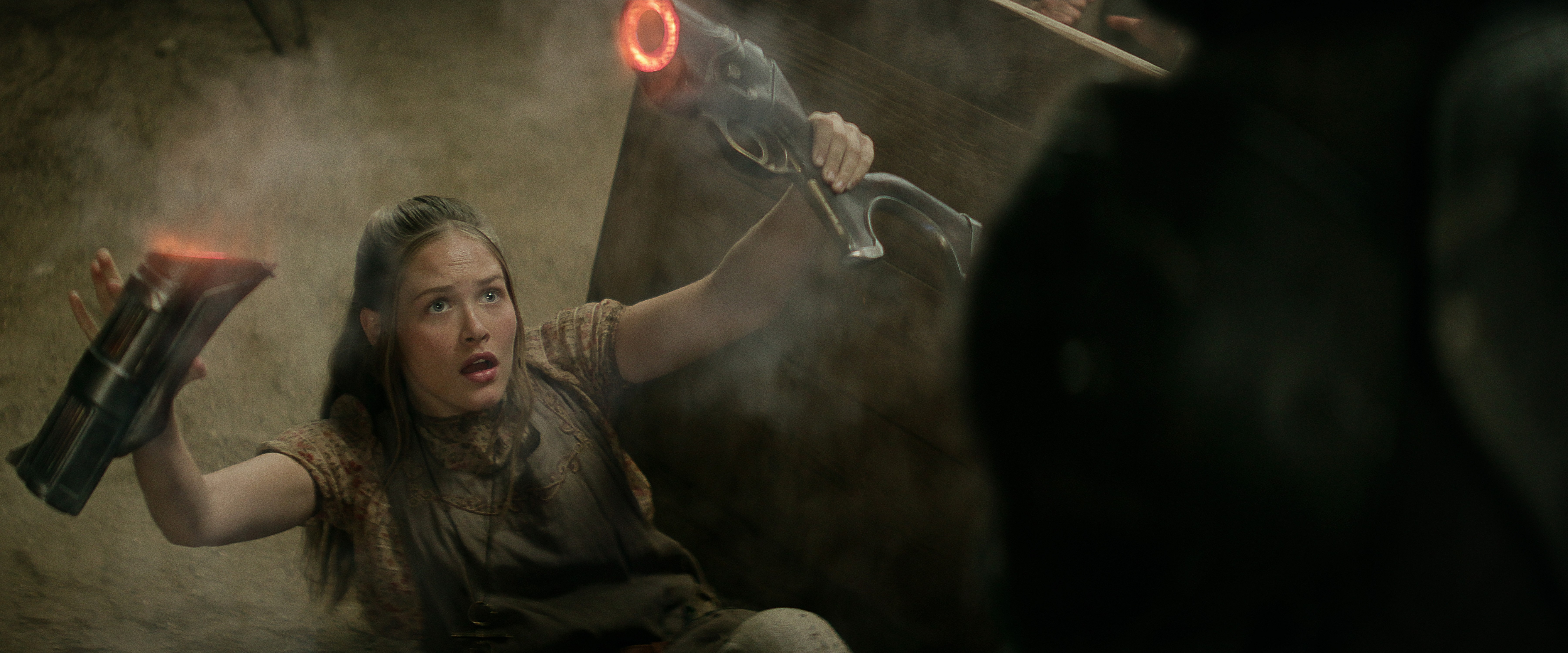 Rebel Moon — Part Two: The Scargiver. Charlotte Maggi as Sam in Rebel Moon — Part Two: The Scargiver. Cr. Netflix © 2024.