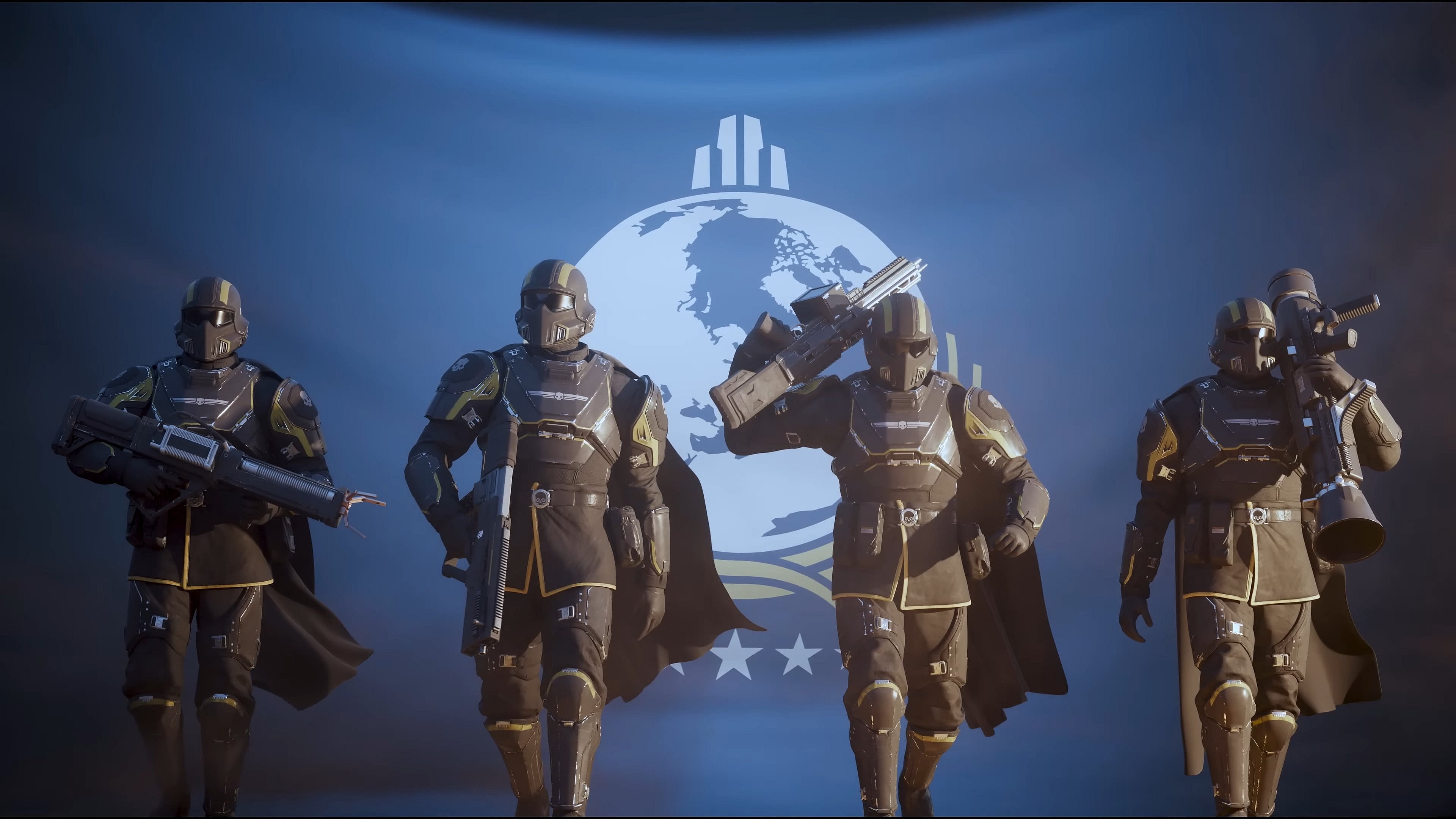 A quarter of Helldivers stand for freedom in Helldivers 2 (2024), Arrowhead Game Studios