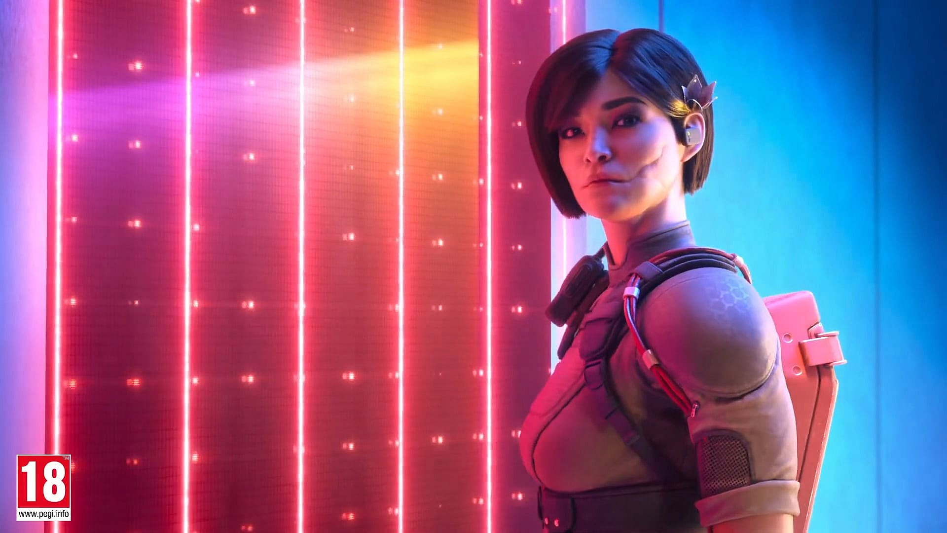 Aruni (Sumalee Montano) undergoes a security check in Rainbow Six Siege (2015), Ubisoft