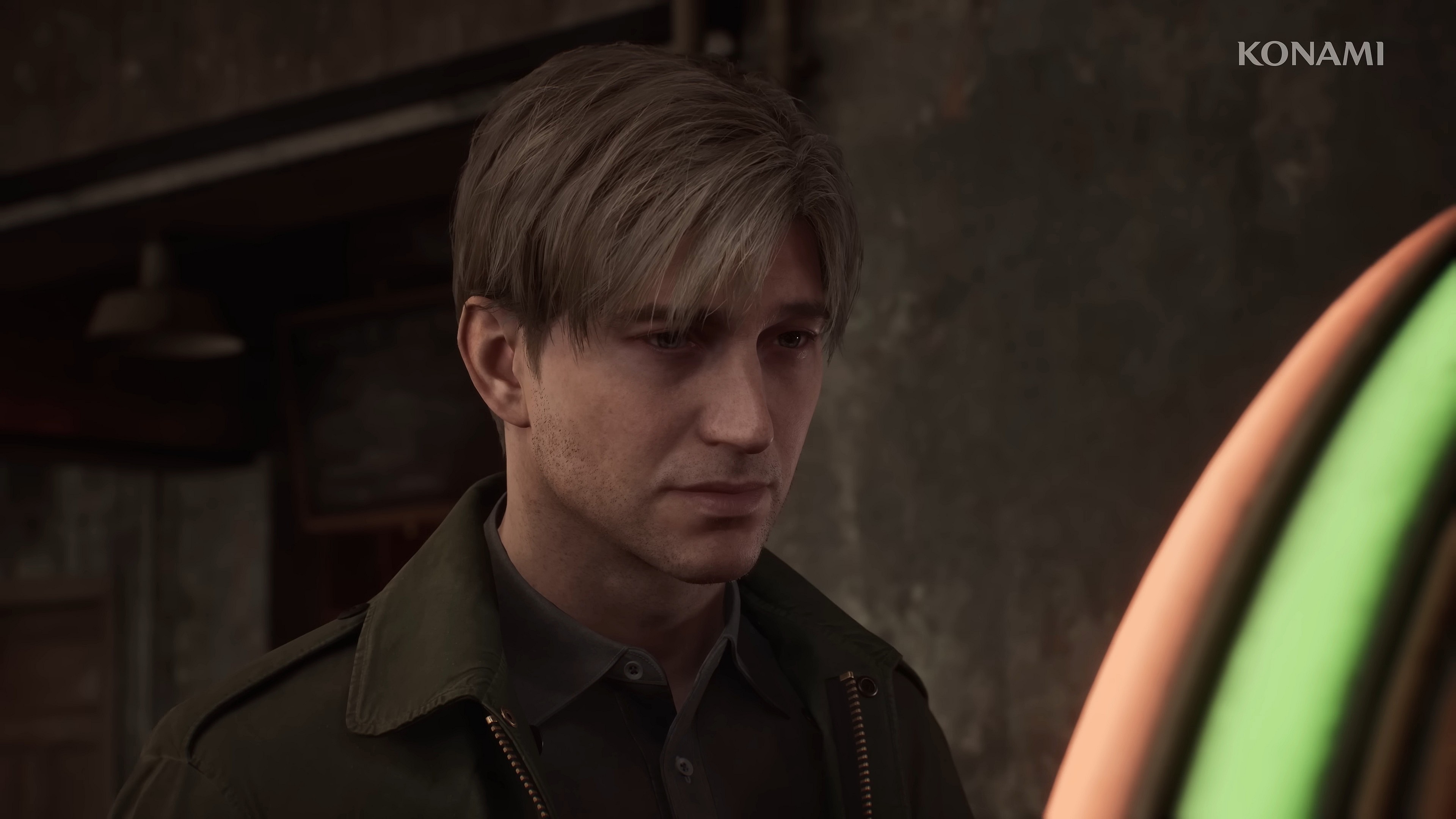 James Sunderland (TBA) approaches a jukebox in Silent Hill 2 Remake (2024), Konami