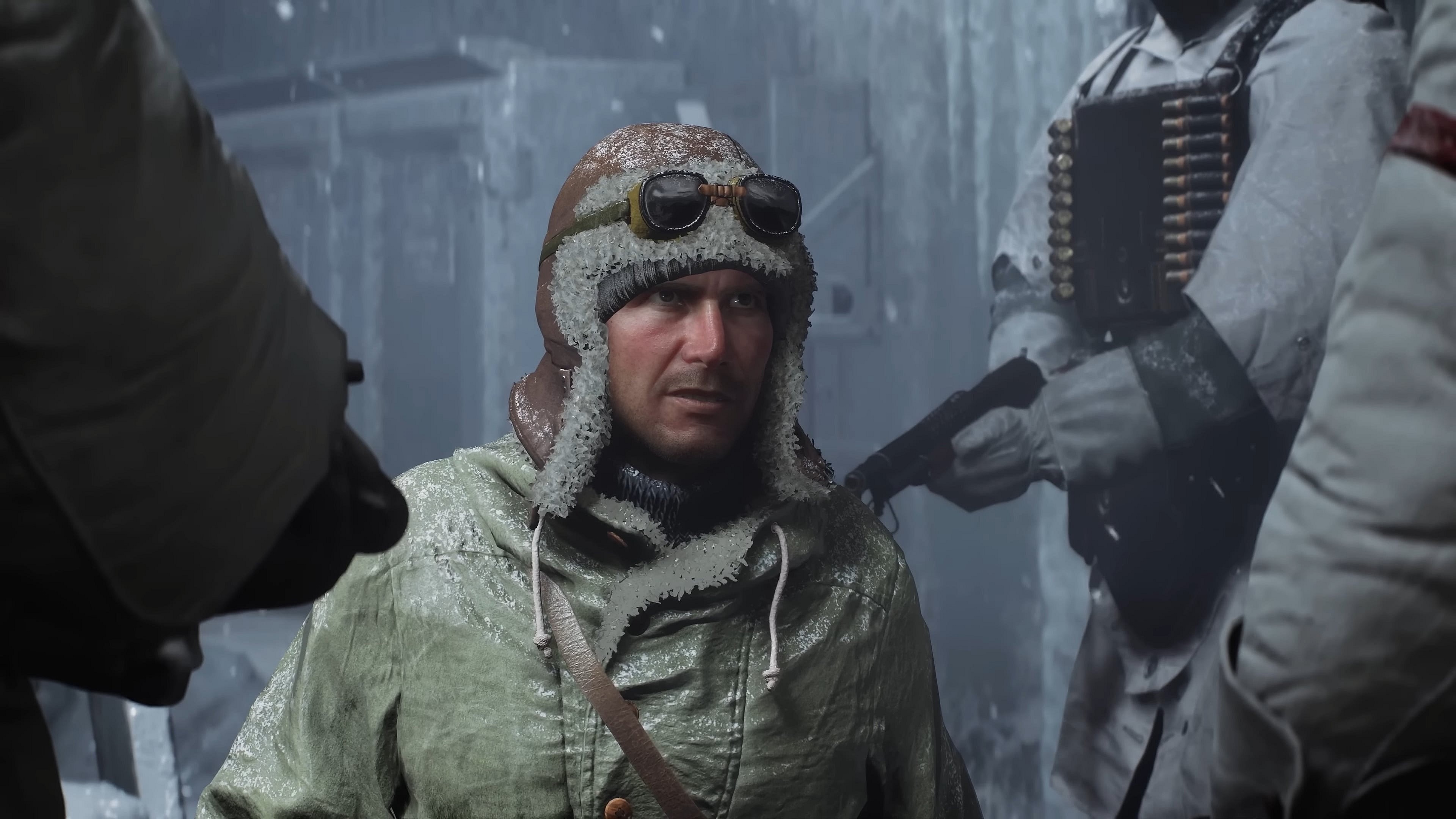 Indy's (Troy Baker) finds himself taken captive in Indiana Jones and the Great Circle (2024), MachineGames