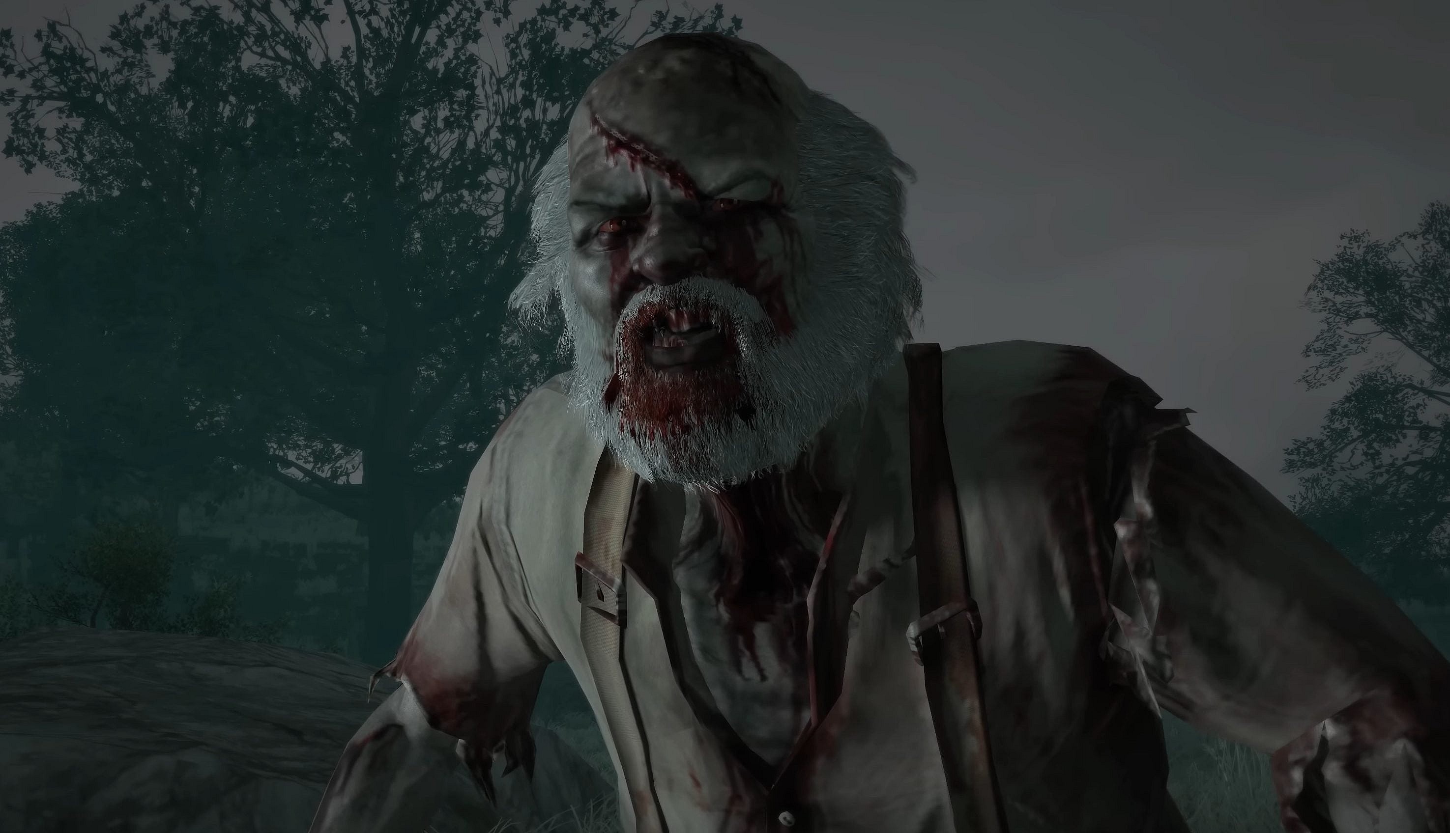 Uncle (Spider Madison) gets down with the sickness in Red Dead Redemption: Undead Nightmare (2010),