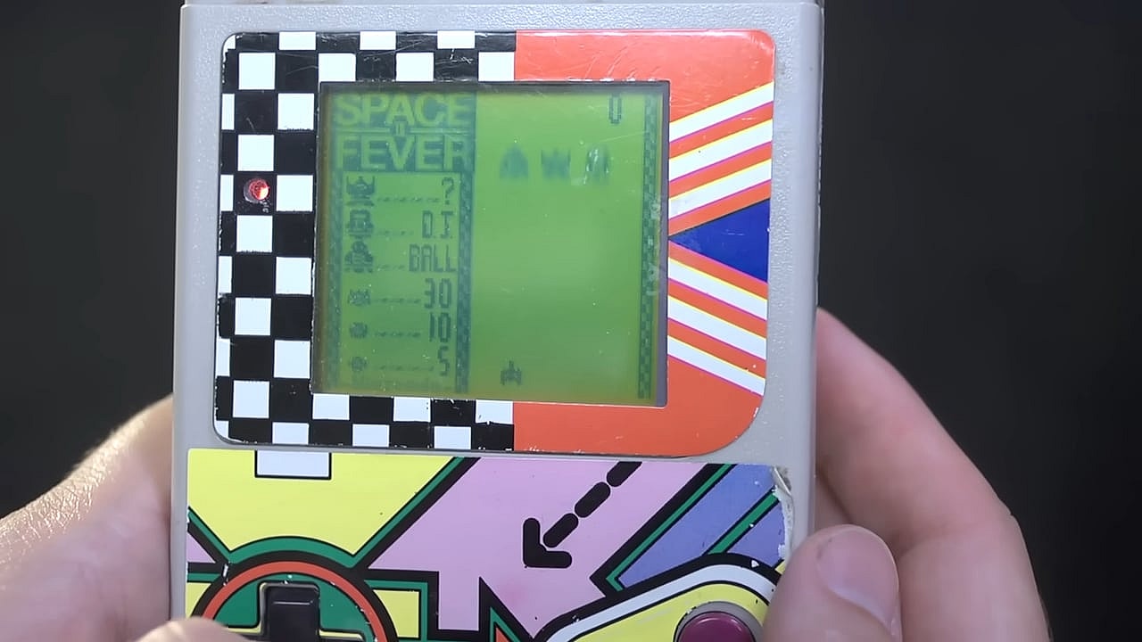 Space Fever II played on an original GameBoy, Via Cinemassacre, YouTube.