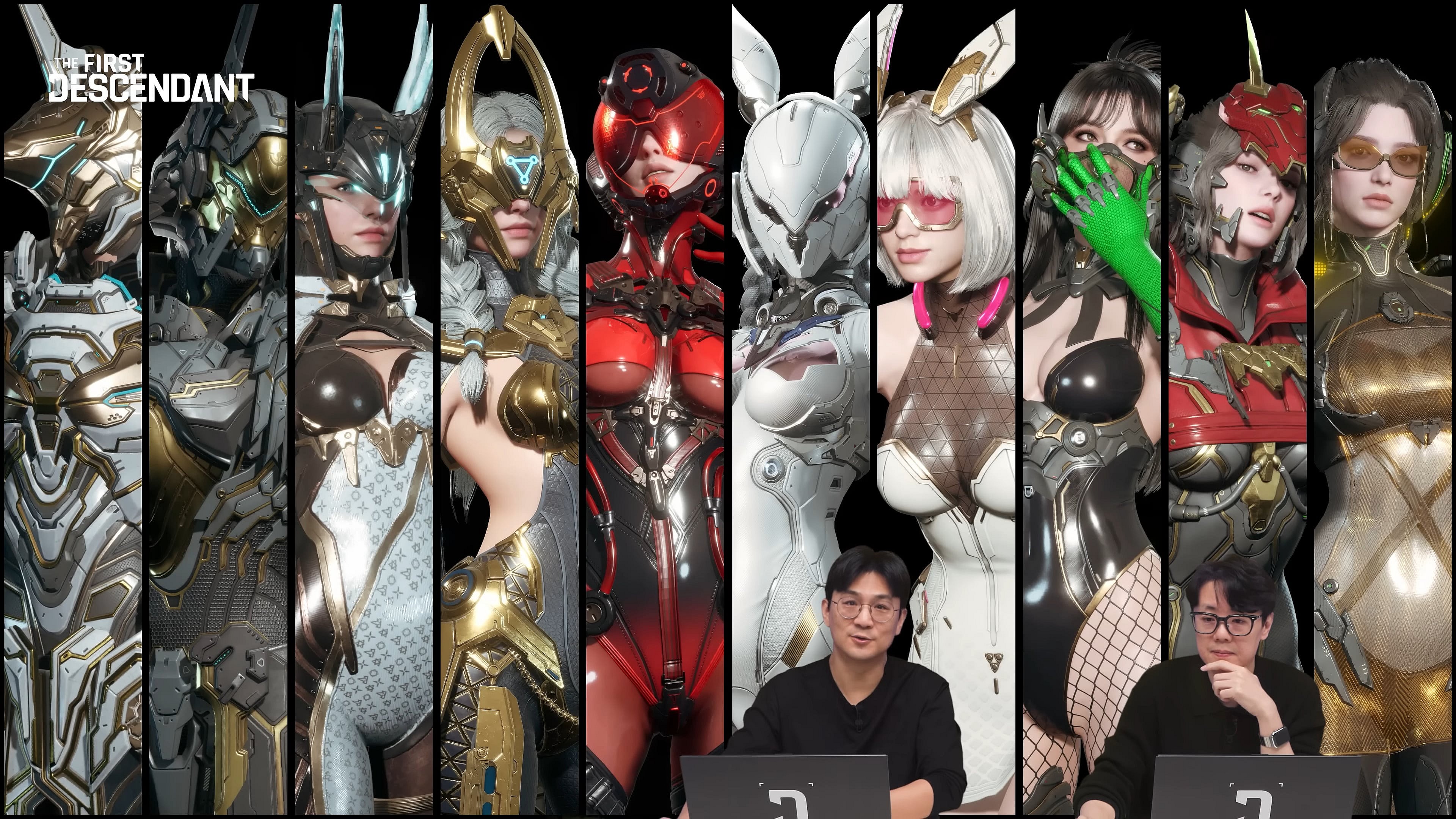 Director Minseok Joo and Producer Beom-jun Lee show off every currently available Ultimate Skin in The First Descendant (2024), Nexon