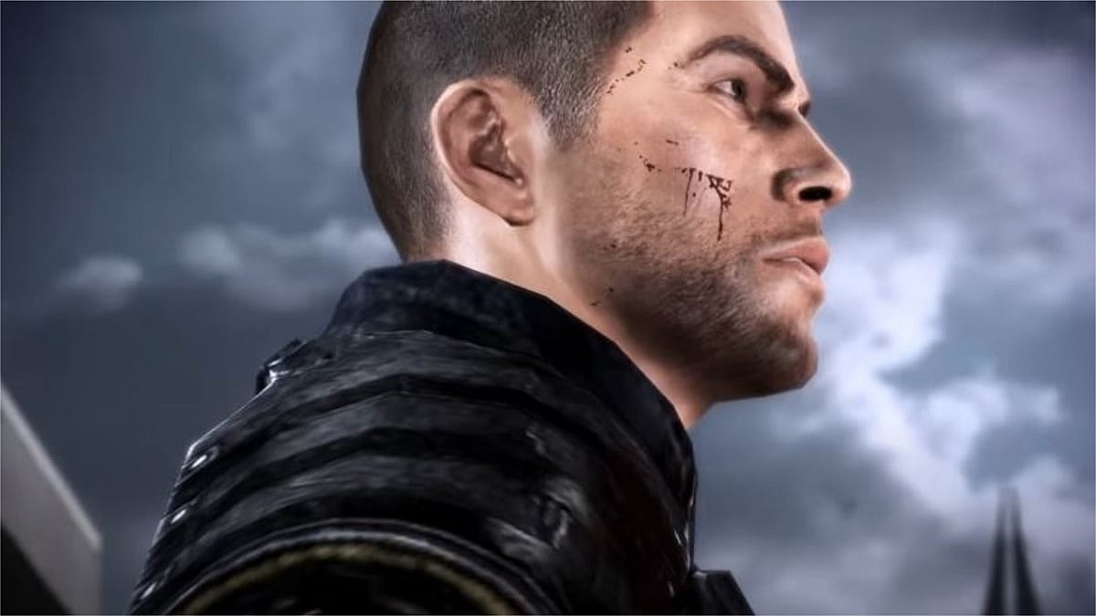 Commander Shepard in Mass Effect 3 (2012) trailer Footage, Bioware, Screenshot via EA Sports UK Youtube