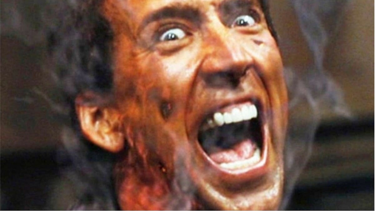 Nicolas Cage as Johnny Blaze in Ghost Rider 2007/Marvel Comics-Screenshot