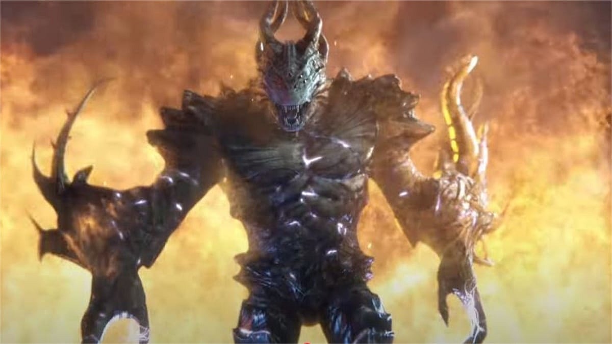 A Dragon approaching the Inquisitor in Dragon Age: Inquisition (2014), Bioware, Screenshot via Dragon Age Youtube