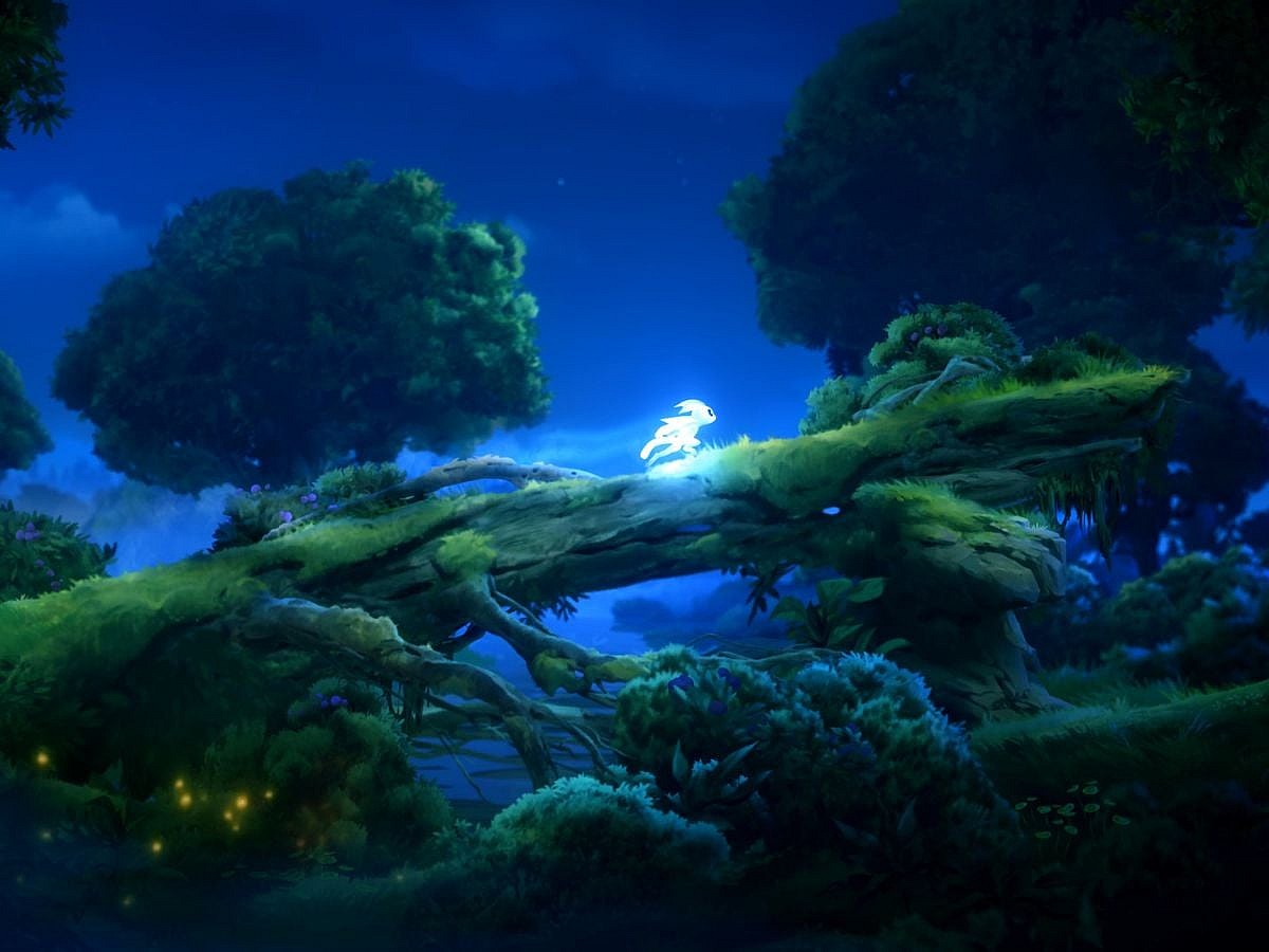 Ori and the Will of the Wisps (2015) Ori Running, Xbox Game Studios, Screenshot via Steam
