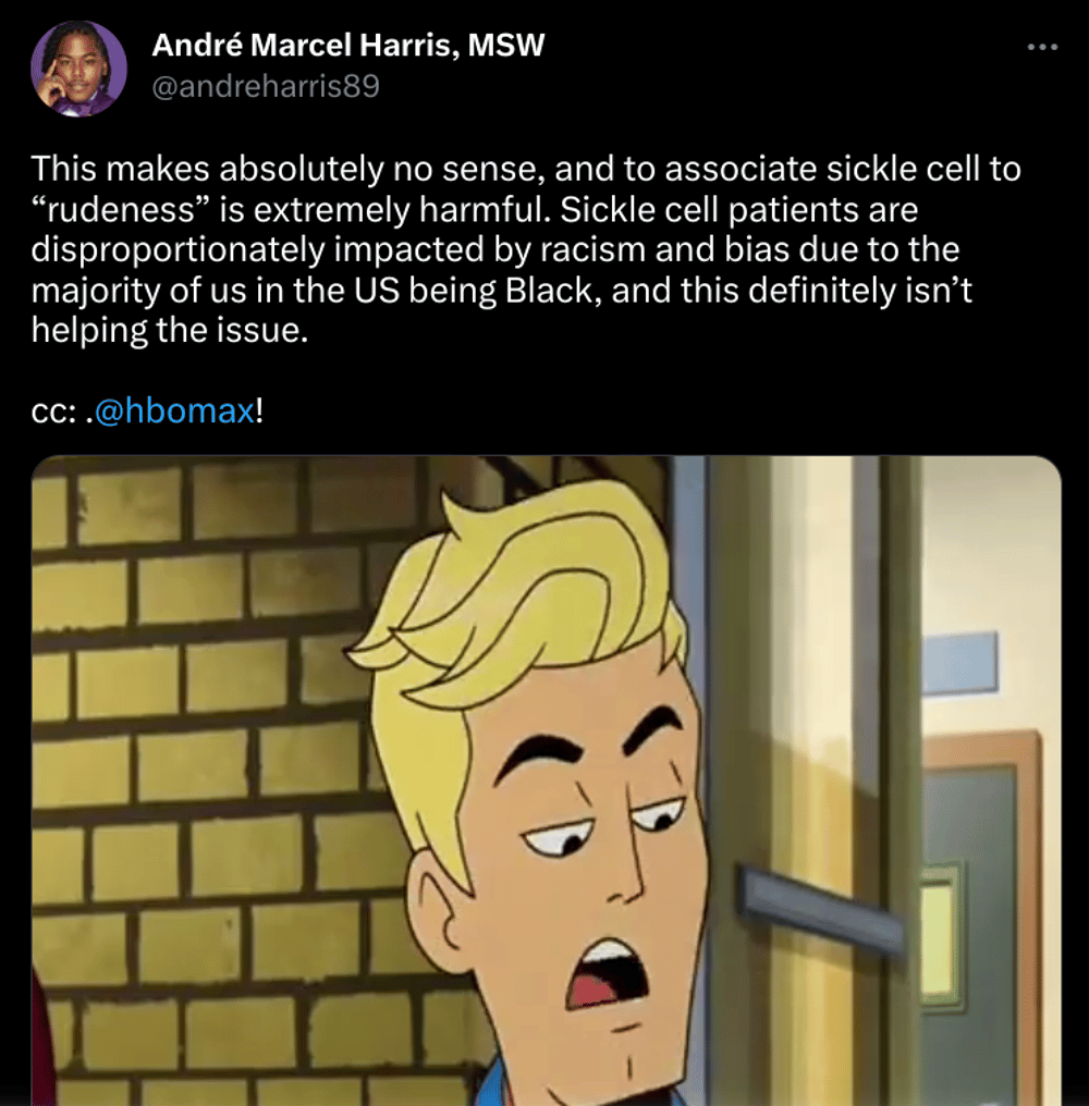 Screenshot - Velma reaction tweet