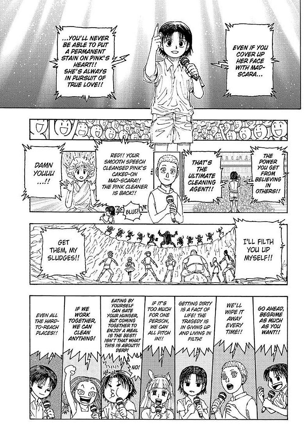 Chrollo, Sheila, Sarasa, and Paku