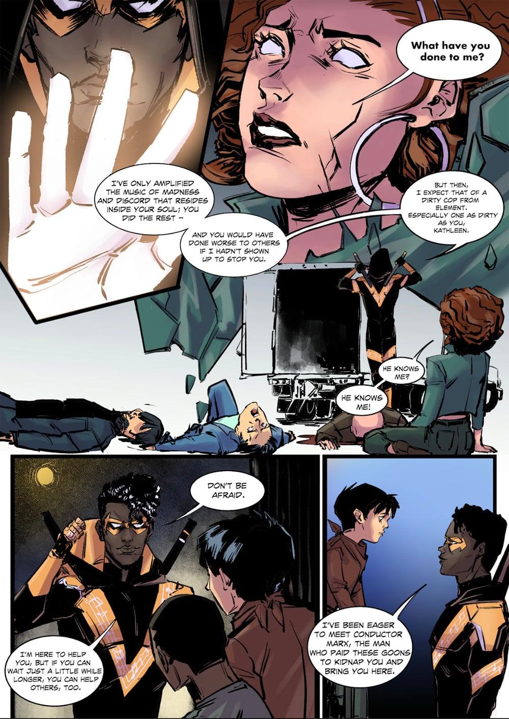 Page 4 of 'Dizchord' #1 by C. S. Johnson.