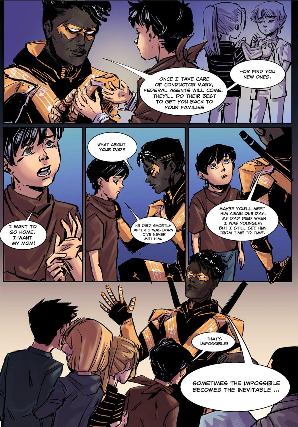 Page 5 of 'Dizchord' #1 by C. S. Johnson.