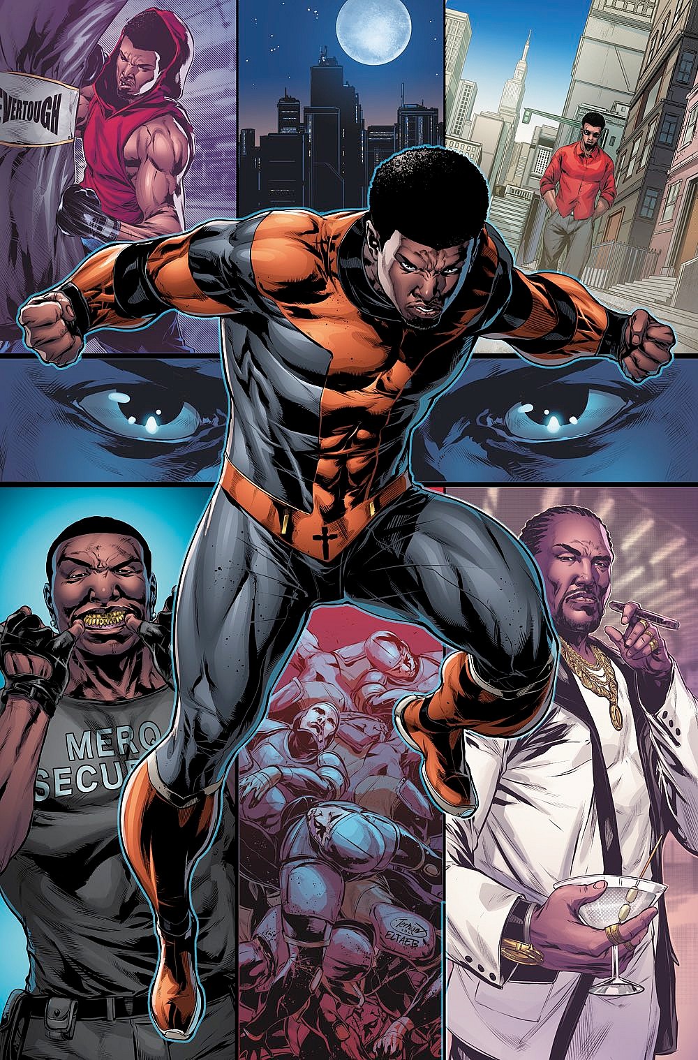 Isom makes his debut on Ternion's cover to Isom #1 (2022) Rippaverse Comics