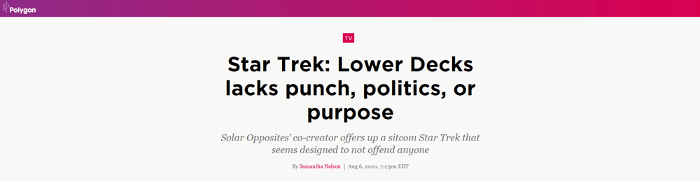 polygon review of lower decks