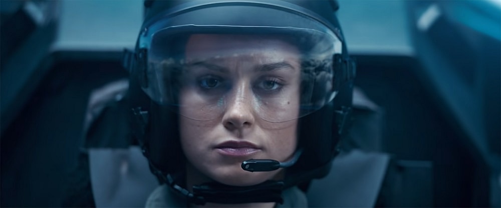 Carol Danvers as she appears in the 'Captain Marvel' official trailer (2018).