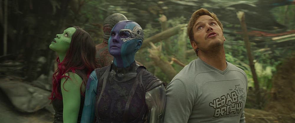 Team in their new surroundings in Guardians of the Galaxy Vol. 2 (2017), Marvel Entertainment