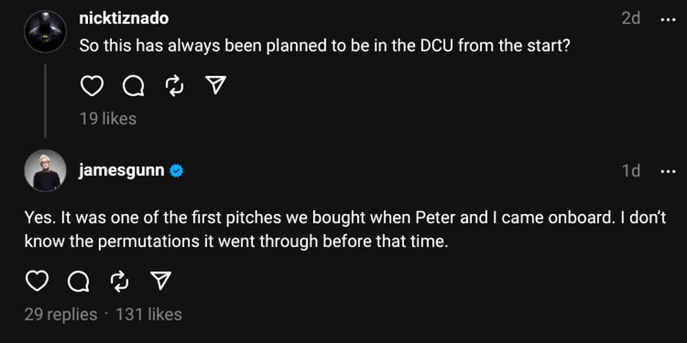 James Gunn confirms Arkham was always for the DCU via Threads