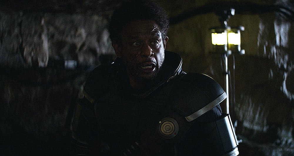 Saw Gerrera speaks with Luthen in 'Star Wars: Andor' (2022), Disney+