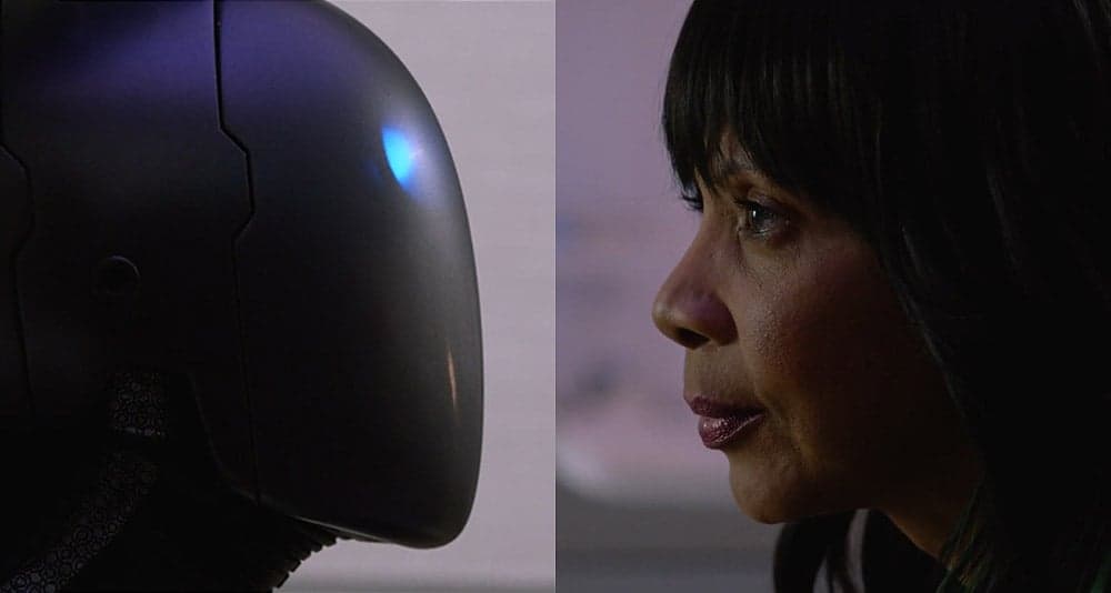 Claire confronts Isaac about his suicide attempt in The Orville: New Horizons
