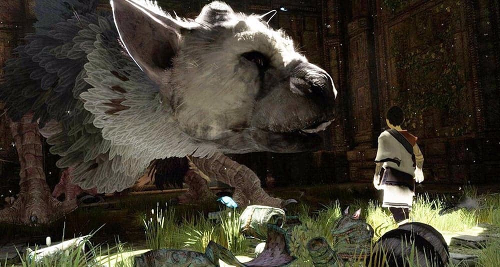 The young boy bonds with Trico in The Last Guardian