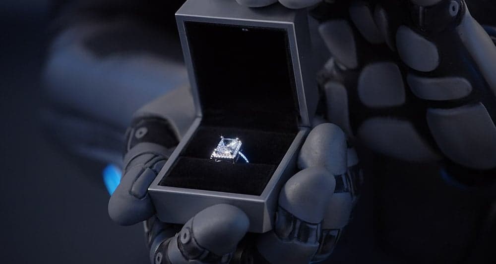 Isaac proposes to Claire in The Orville