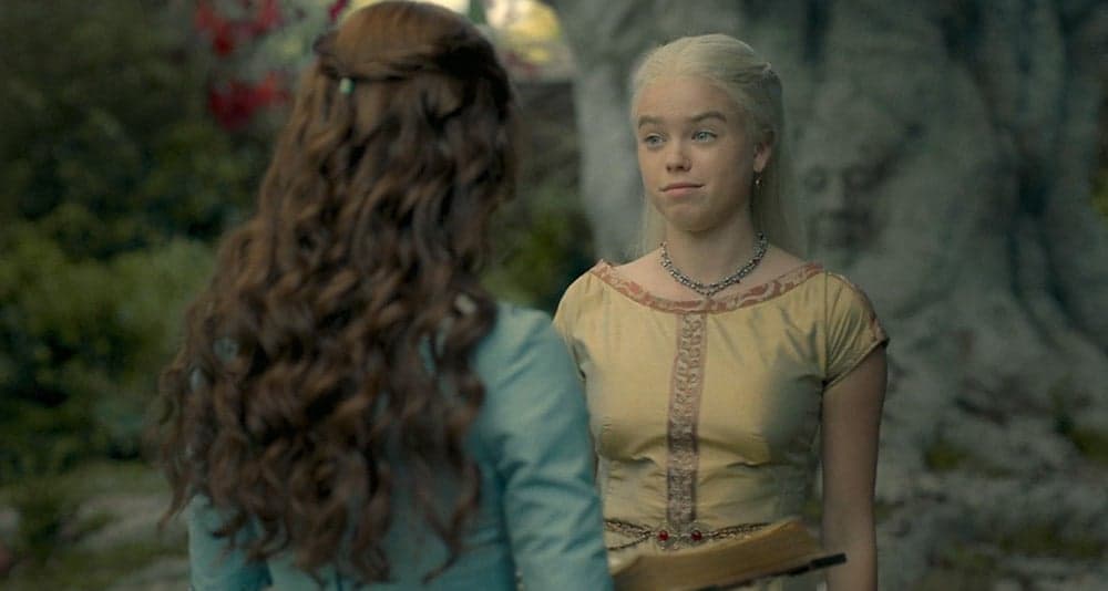 Rhaenyra and Lady Alicent in House of the Dragon