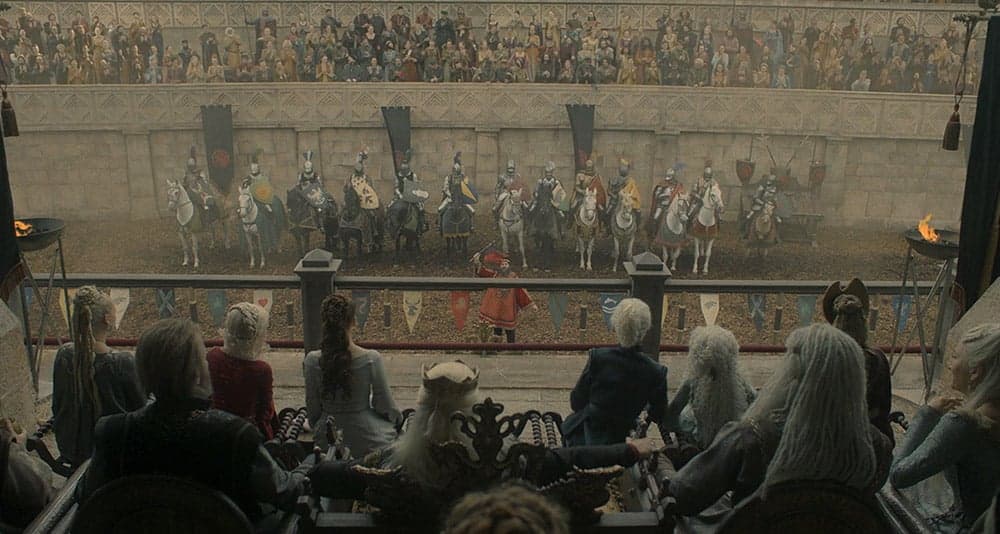 A fighter's tournament in House of the Dragon