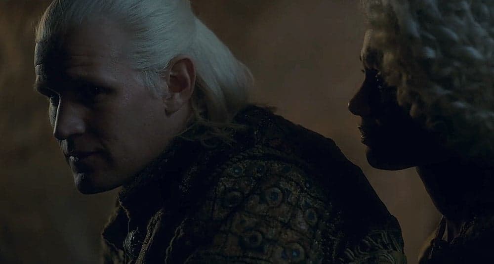 Daemon and Laena Velaryon in House of the Dragon, HBO
