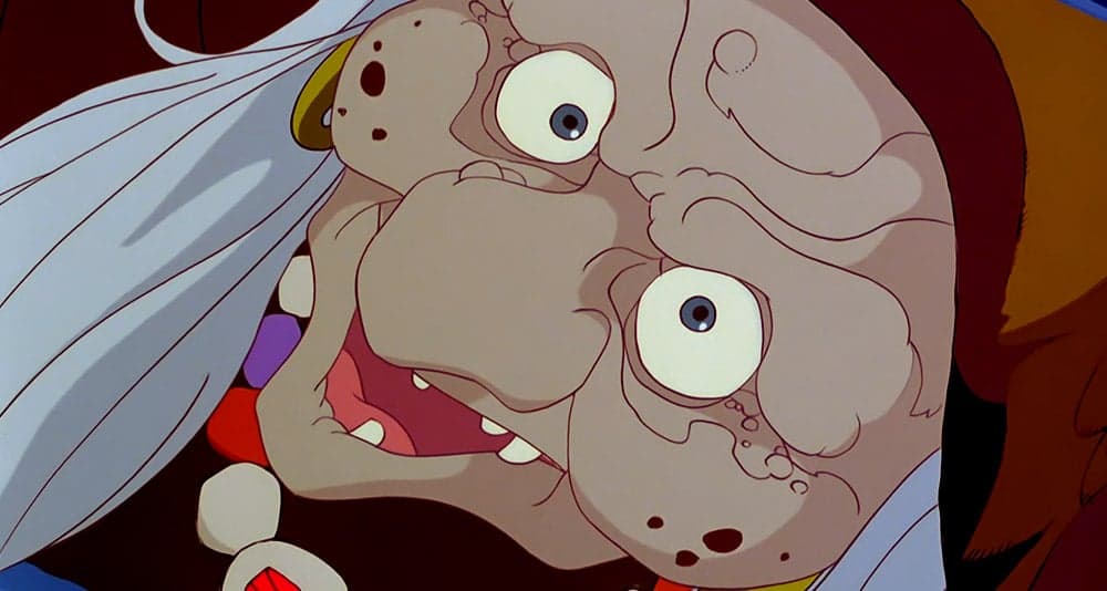 Mommy Fortuna meets her demise in The Last Unicorn, Rankin/Bass Productions