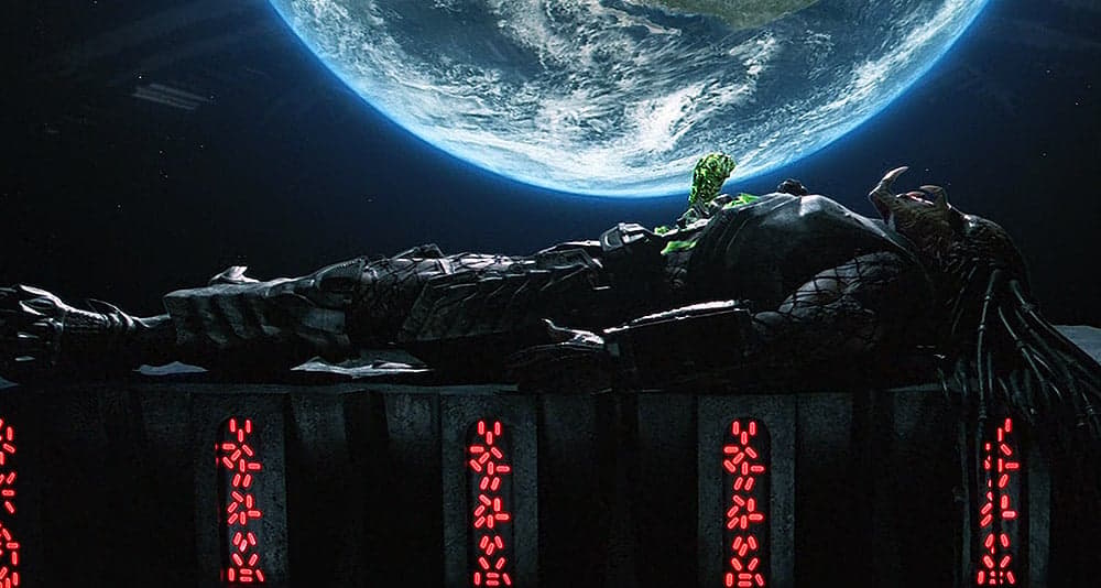 A Predalien chestburster in Alien Vs. Predator, 20th Century Fox