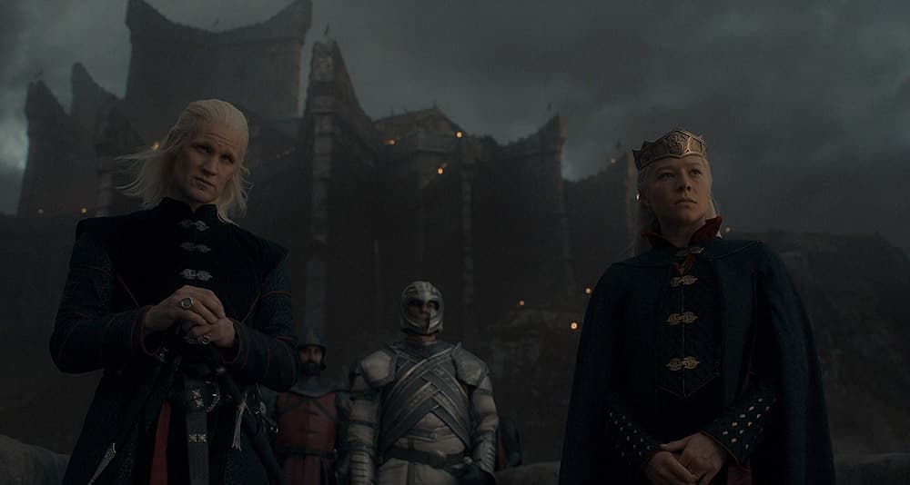 Daemon and Rhaenyra at Dragonstone in 'House of the Dragon,' HBO