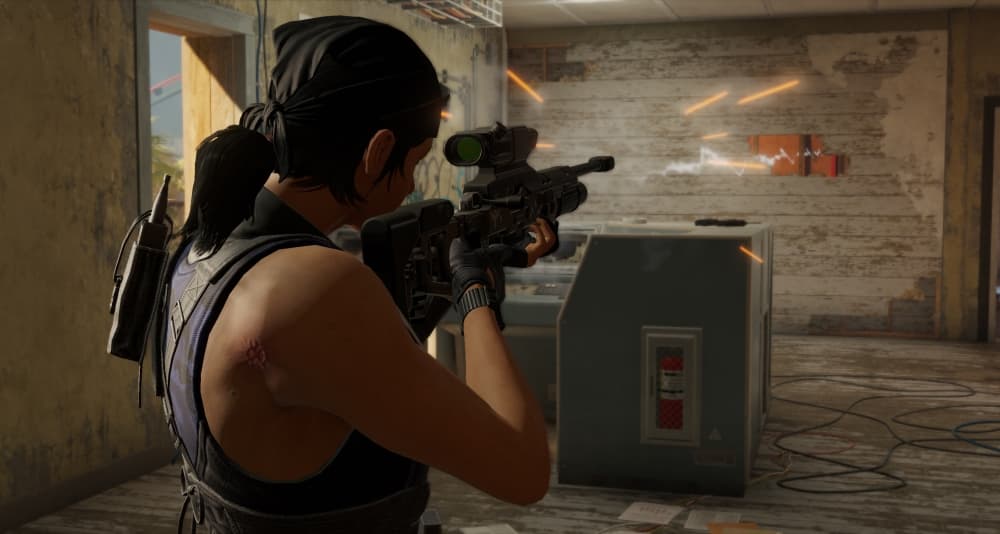 Kali snipes through a small hole in the wall via Tom Clancy’s Rainbow Six Siege (2015), Ubisoft
