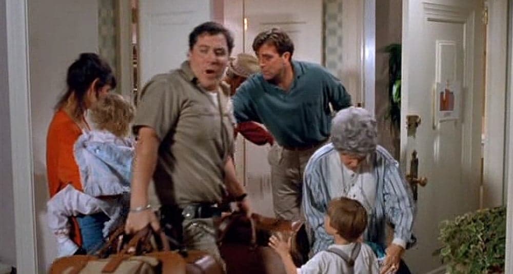 Jon Favreau makes his acting debut in Folks! (1992), 20th Century Fox