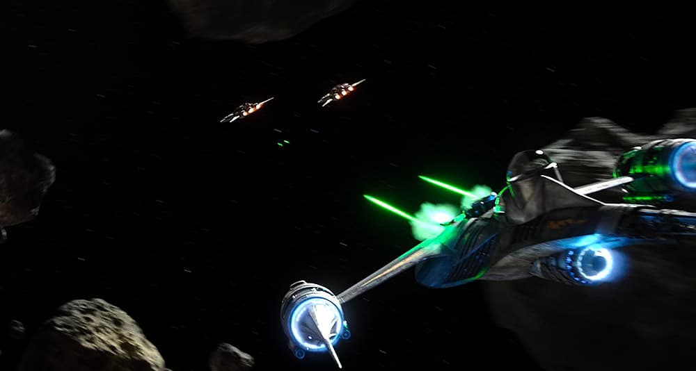 Din Djarin battles space pirates in 'The Mandalorian' (2023), Disney+