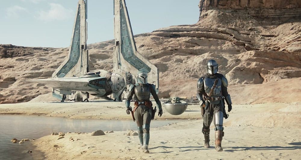 Bo-Katan, Grogu and Djarin return to the Children of the Watch in 'The Mandalorian' (2023), Disney+