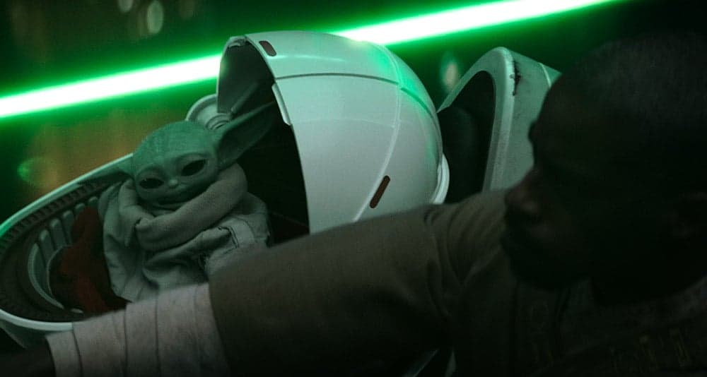 Grogu escapes Order 66 in 'The Mandalorian' (2023), Disney+