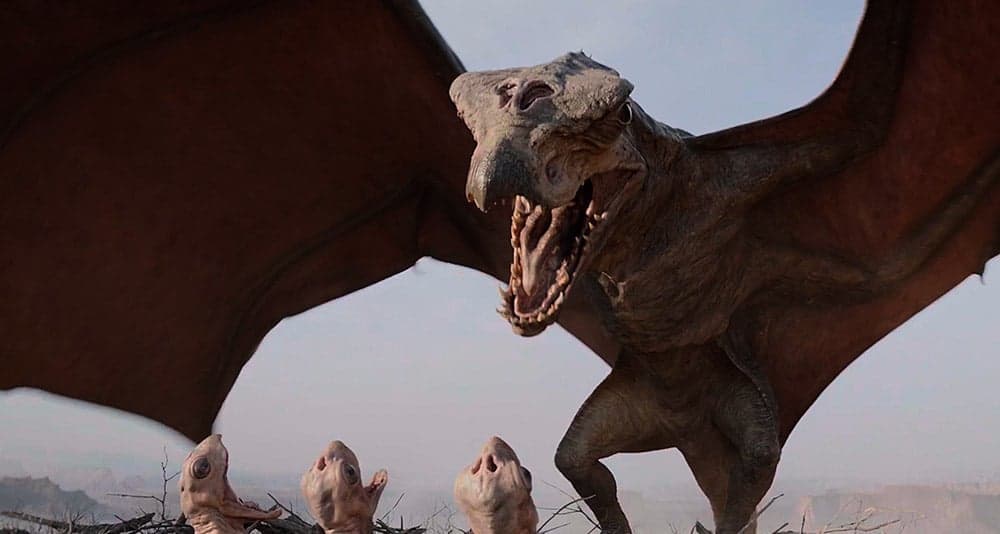 A shriek hawk returns to its young with 'The Mandalorian' (2023), Disney+
