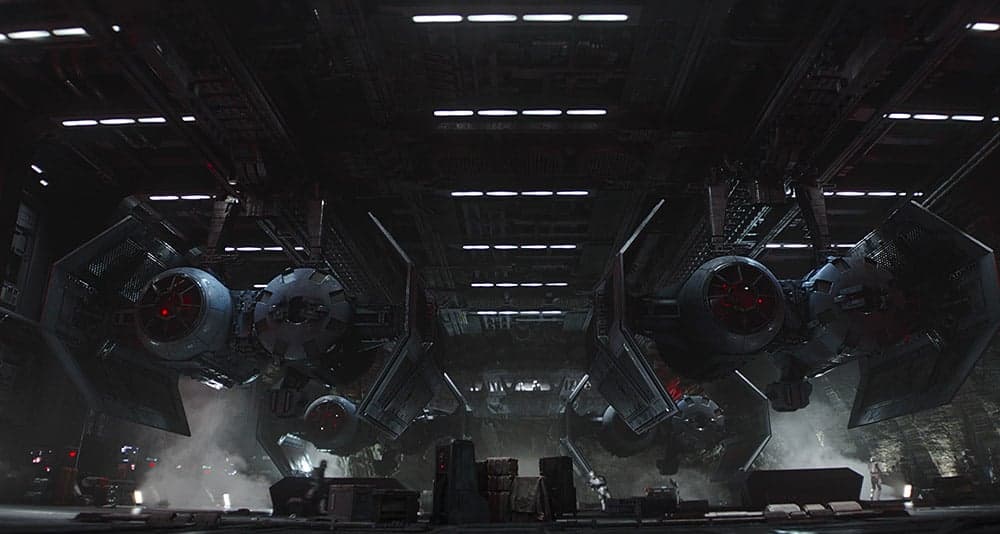 TIE Bombers prepare to launch in 'The Mandalorian' (2023), Disney+