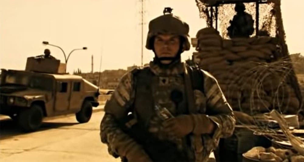 An actor plays make-believe in Brian De Palma's terrible movie, 'Redacted.'