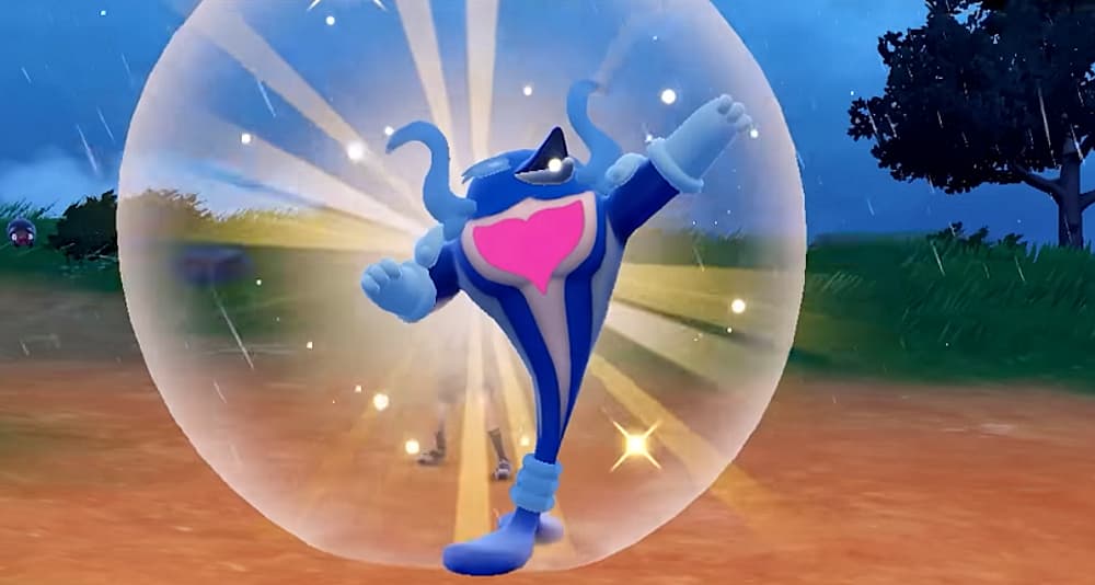Palafin activates Zero to Hero transformation in Pokémon Scarlet & Violet (2022)