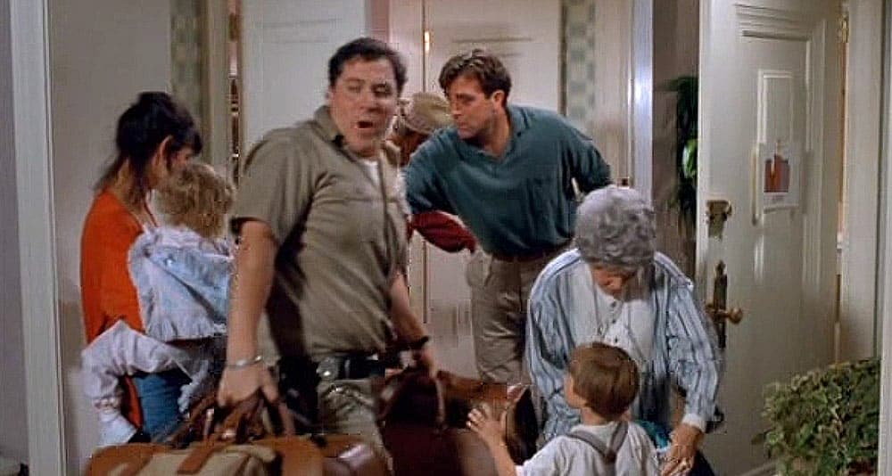 Jon Favreau makes his acting debut in Folks! (1992), 20th Century Fox