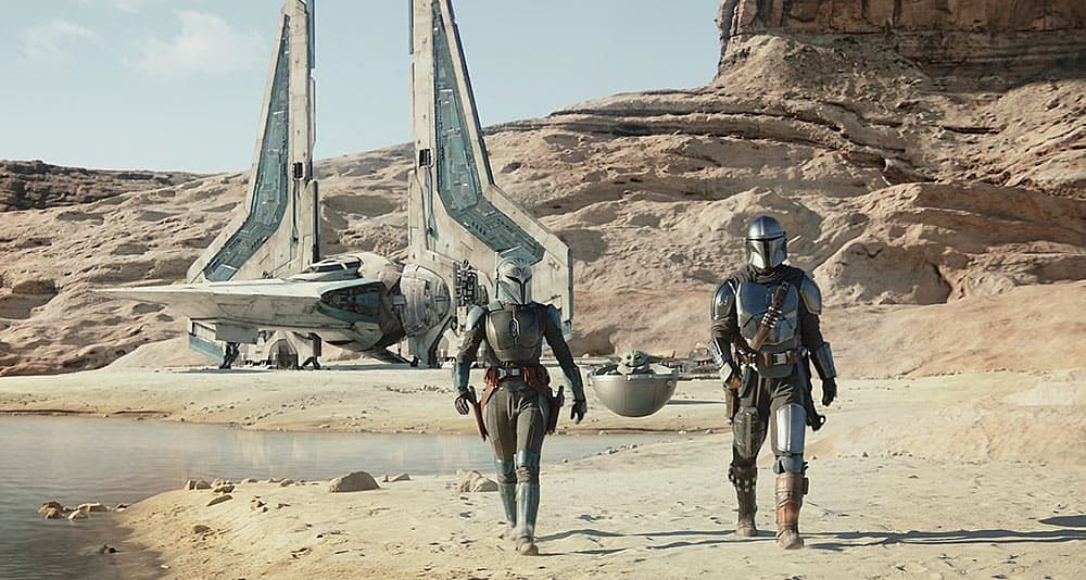 Bo-Katan, Grogu and Djarin return to the Children of the Watch in 'The Mandalorian' (2023), Disney+