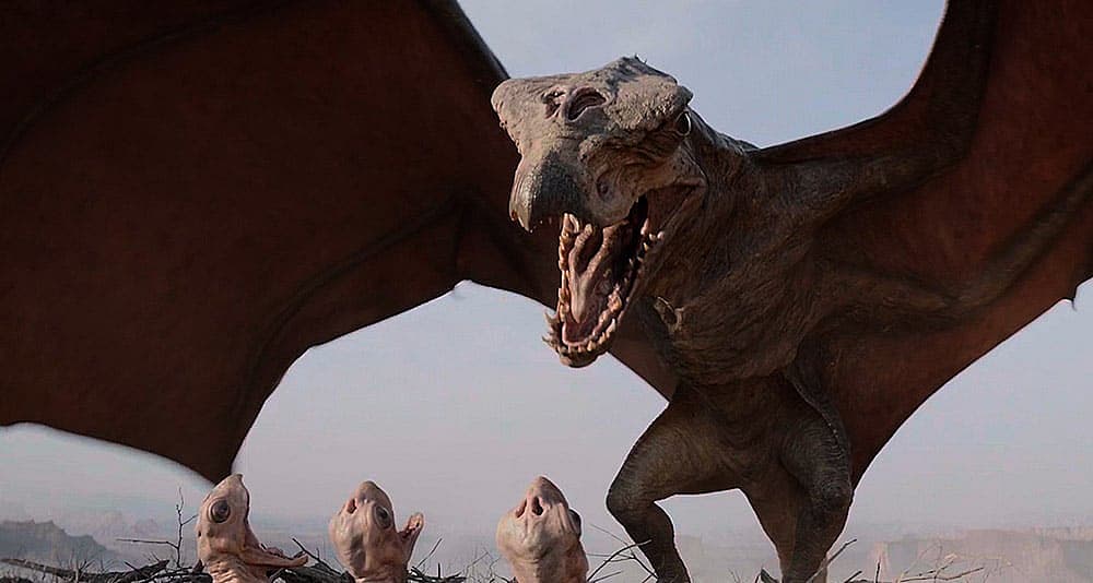 A shriek hawk returns to its young with 'The Mandalorian' (2023), Disney+