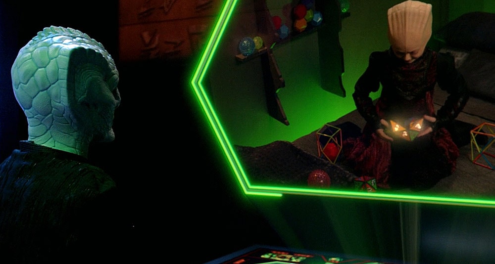 Teleya watches her daughter Anaya in The Orville: New Horizons