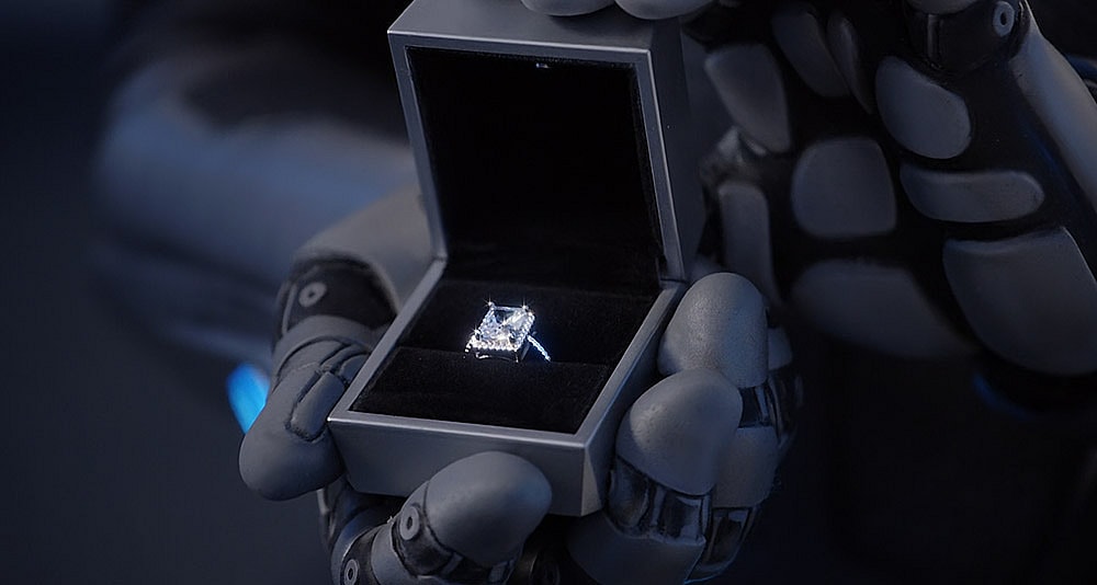 Isaac proposes to Claire in The Orville